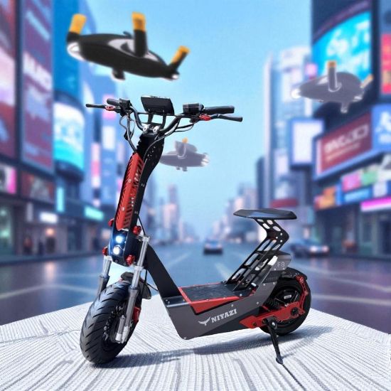 صورة سكوتر كهربائي غوصة مزدوج المحرك 72 فولت